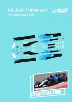 ADF152 ATALAYA DECALS POLICAR F1 WILLIAMS FW43B 2021