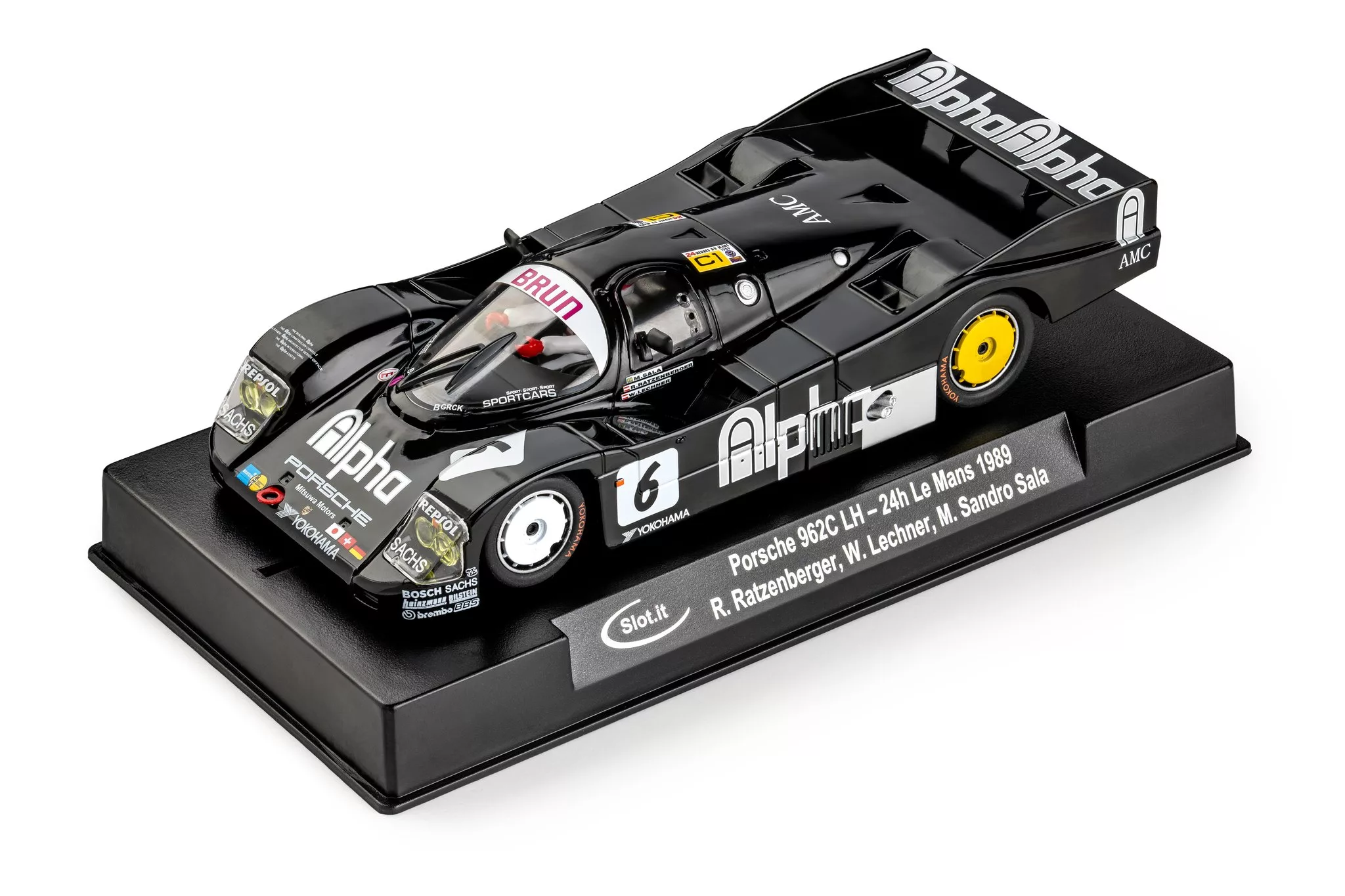 SICA03N Porsche 962C LH Alpho #6 89 Le Mans