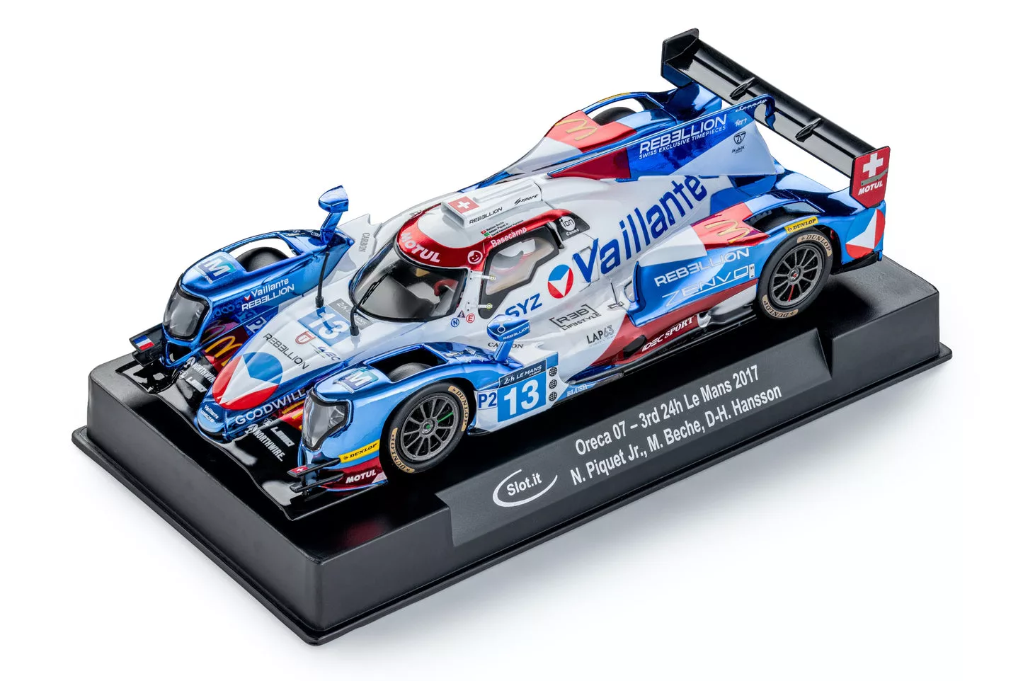 CA55D  Oreca 07 #13 N. Piquet Jr / M Beche / D-H. Hansson  2017 Le Mans 24Hr