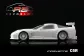 RS0190 Corvette C5 White kit with assembled chassis