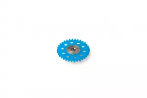 SIGS1834-LPL 34d. Sidewinder Spur Gear ø18mm. in Plastic for 2.38mm Axle and M2 Screw