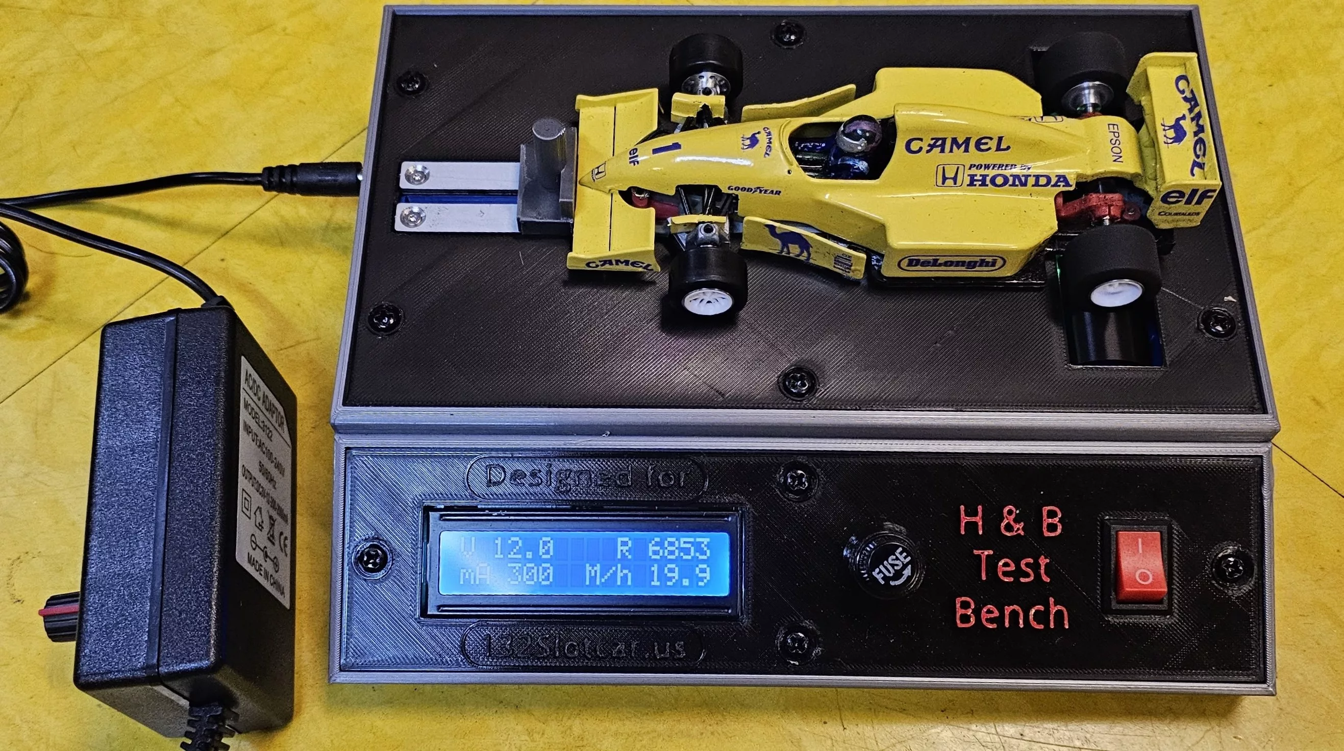 H & B + Test Bench with build in amp meter