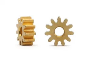 MR4311R PINION GEARS (2) BRASS 11T X 6.5MM WITH 2.0MM HOLE
