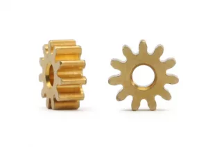 MR4311R PINION GEARS (2) BRASS 11T X 6.5MM WITH 2.0MM HOLE
