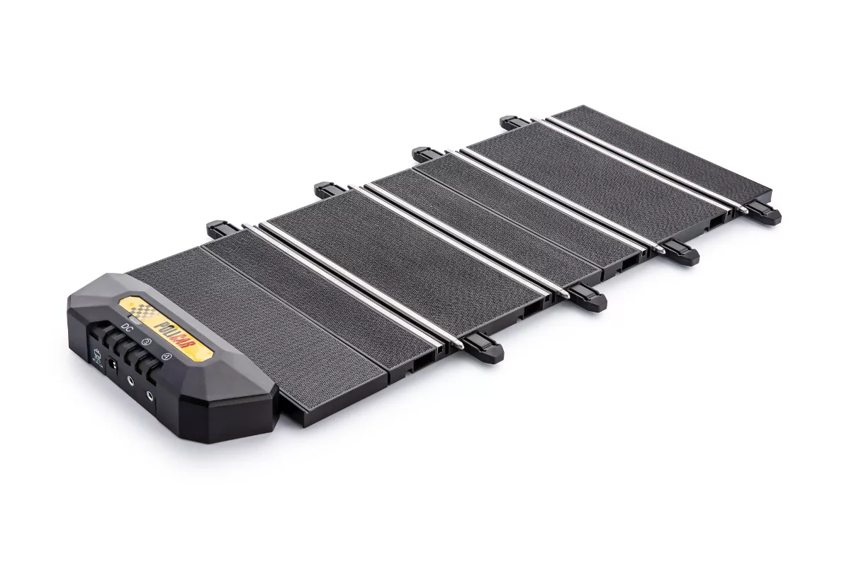 P016-1 Policar Analog Powerbase with border for Lane 3 & 4, 1/pc slot car track