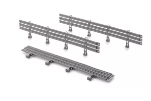 P020g-10 Guardrail 25cm grey 10pcs