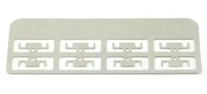 RS-213HA  Photo etched spacers for axles H 0.15mm 4 x front & rear