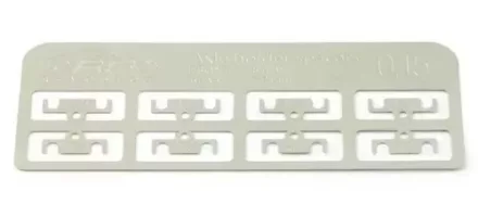RS-213HA  Photo etched spacers for axles H 0.15mm 4 x front & rear