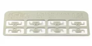 RS-213HB  Photo etched spacers for axles H 0.25mm 4 x front & rear