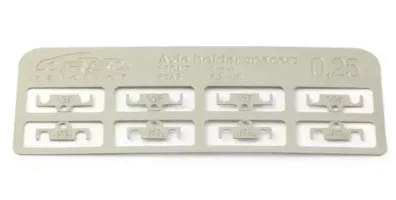 RS-213HB  Photo etched spacers for axles H 0.25mm 4 x front & rear