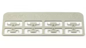 RS-213HC  Photo etched spacers for axles H 0.50 mm 4 x front & rear