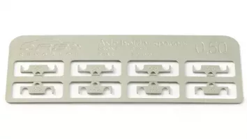 RS-213HC  Photo etched spacers for axles H 0.50 mm 4 x front & rear