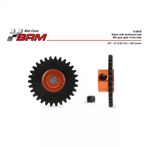 S-097S	Nylon AW gear 30 teeth 15,9 mm Ø with M3 screw (1x)