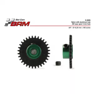 S-099S	Nylon AW gear 32 teeth 16,2 mm Ø with M3 screw (1x)