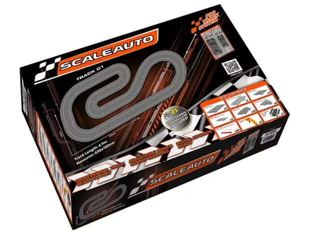 SC-10501 Scaleauto Pro Race Set 1:24 and 1:32 cars suitable