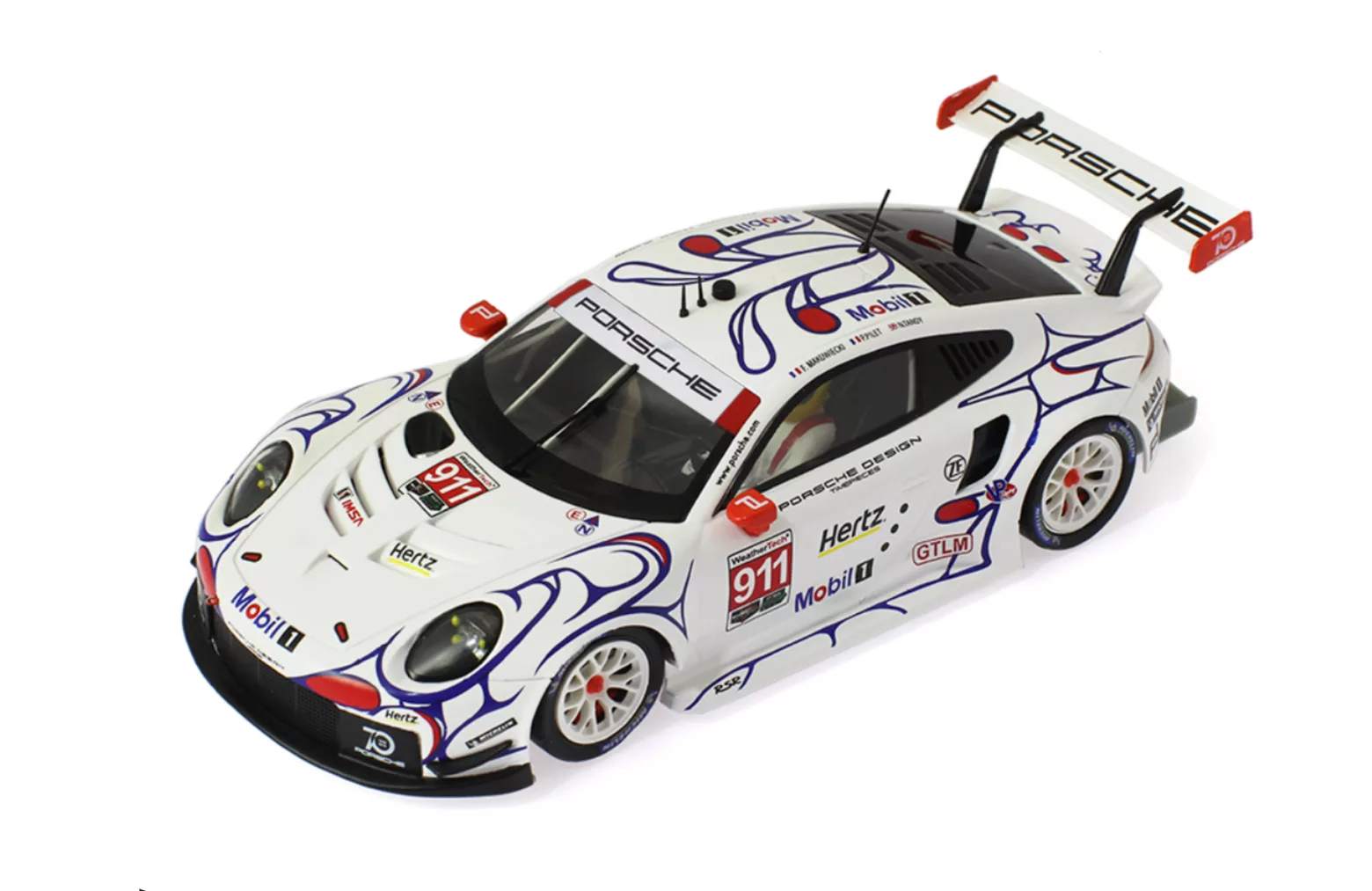SC-6244R Porsche 911.2 GT3 RSR #911 Mobil 2018 Petit Le Mans