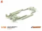 SC-6647b 1/32 Chassis for Porsche 959 and MG Metro