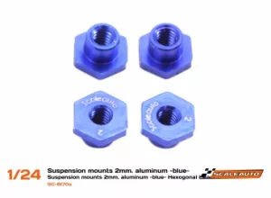SC-8170B  Suspension mounts HEX head 3mm. aluminum -PURPLE-