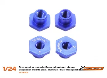 SC-8170B  Suspension mounts HEX head 3mm. aluminum -PURPLE-