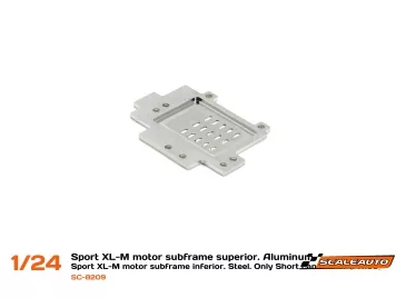 SC-8209 Sport XL-M motor subrame. Steel. Short can motor SC-8209 Sport XL-M motor subrame. Steel. Short can motor