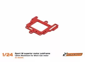 SC-8212al Sport M motor subrame. Aluminum. Short can motor