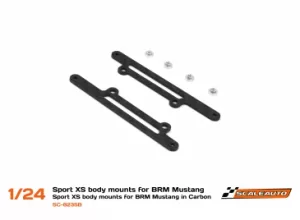 SC-8235b Sport XS body mounts for BRM Mustang in Carbon