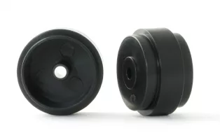 W17310005P Plastic 17.3x10x0.5 light wheels black 0.85g (4x)