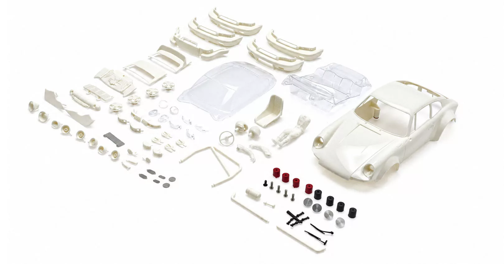 S-401P Porsche 911 white body kit