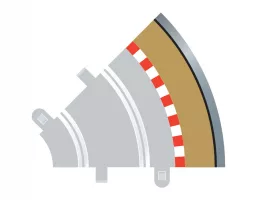 C8240  Tan borders, barriers R1 (4 pack)