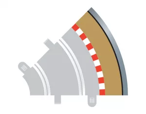 C8240  Tan borders, barriers R1 (4 pack)