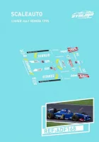 ADF168 Decals for Scaleauto F1Ligier JS41