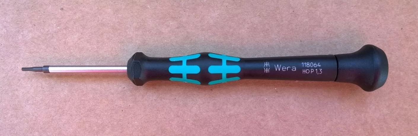 Wera 118064 1.3mm Allen Hex Driver