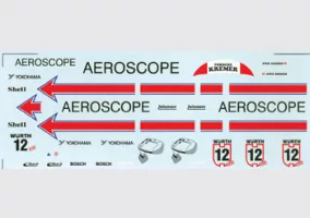DMC-32-100 Decals 1/32 scale Porsche 962 'Aeroscope'
