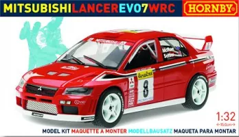 42-K2003A MITSUBISHI LANCER EVO7 WRC - Hornby Model Kit