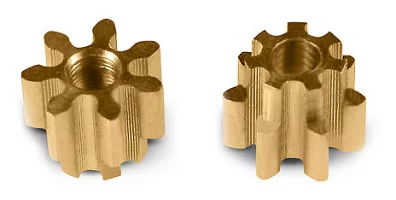 MR4027 7t Sidewinder pinion(2) 4.5mm dia. for 1.5mm motor shaft