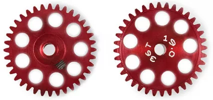 MR6338 MrSlotcar 38t Sidewinder Spur Gear, 19mm diamter