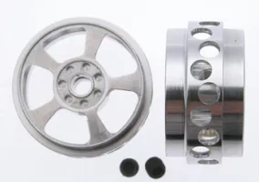 MSC-2319 Aluminum Dakar Raid wheel, 18.5x11mm for 3mm axles.