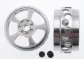 MSC-2319 Aluminum Dakar Raid wheel, 18.5x11mm for 3mm axles.