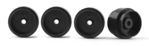 PWH1217-PL Plastic Rear Wheels (4) Early 70s F1 Cars