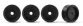 PWH1218-PL Plastic Front Wheels (4) Early 70s F1 Cars