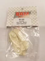 RS-102 GT2 white body parts set.