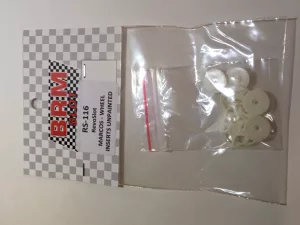 RS-116 Marcos Wheel inserts x 4 unpainted.