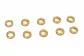 S-011-D  1.0mm x 3mm BRASS AXLE SPACERS (10 pcs)