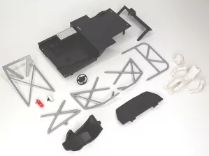 S-049 Renault Megane Plastic Cockpit Kit w/driver