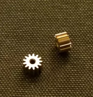 S-077 13 tooth Pinion for angle winder cars,  7.3mm diameter X 2