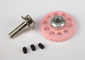 SC-1102 Nylon crown Gear 32t. M50 with 2xM2 screws for 3mm. Axle