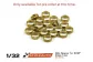 SC-1120C 10 X 1mm Brass Axle Spacers for 3/32" Axles Pre Order