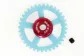 SC-1146 Nylon Spur Gear 36t. diam 18.5mm, 3/32 axle, blue.