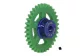 SC-1154R Nylon Spur Gear 34t diam 17.5mm green, for 3/32" axles.