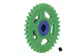 SC-1154R Nylon Spur Gear 34t diam 17.5mm green, for 3/32" axles.